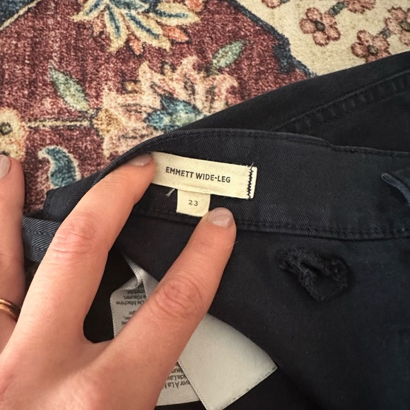 Madewell Navy Blue Emmett Pants - Picture 7 of 12